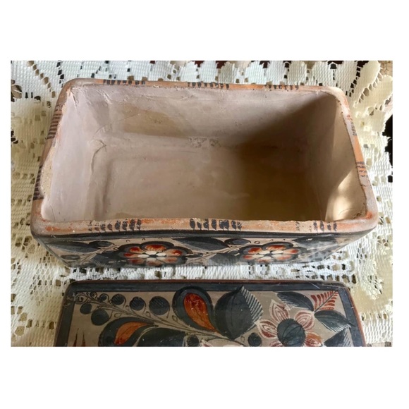 Jewelry Box Keepsake Box Vintage Pottery - Picture 11 of 11